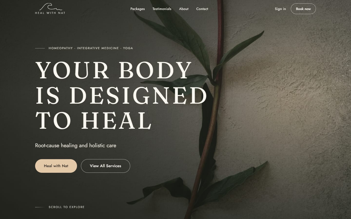 لقطة شاشة من Heal with Nat